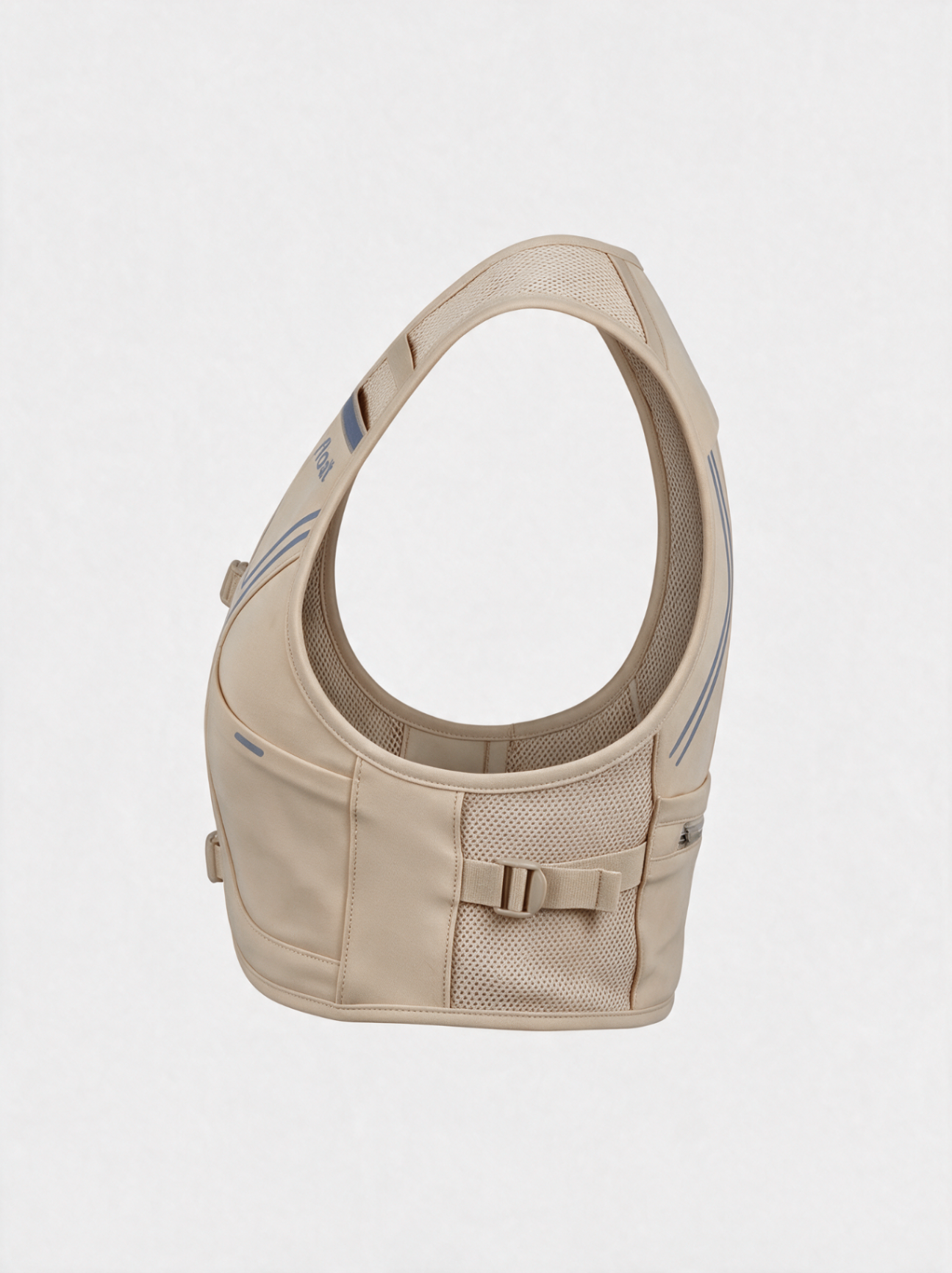 FLOAT Vest 01 in Bone, side profile