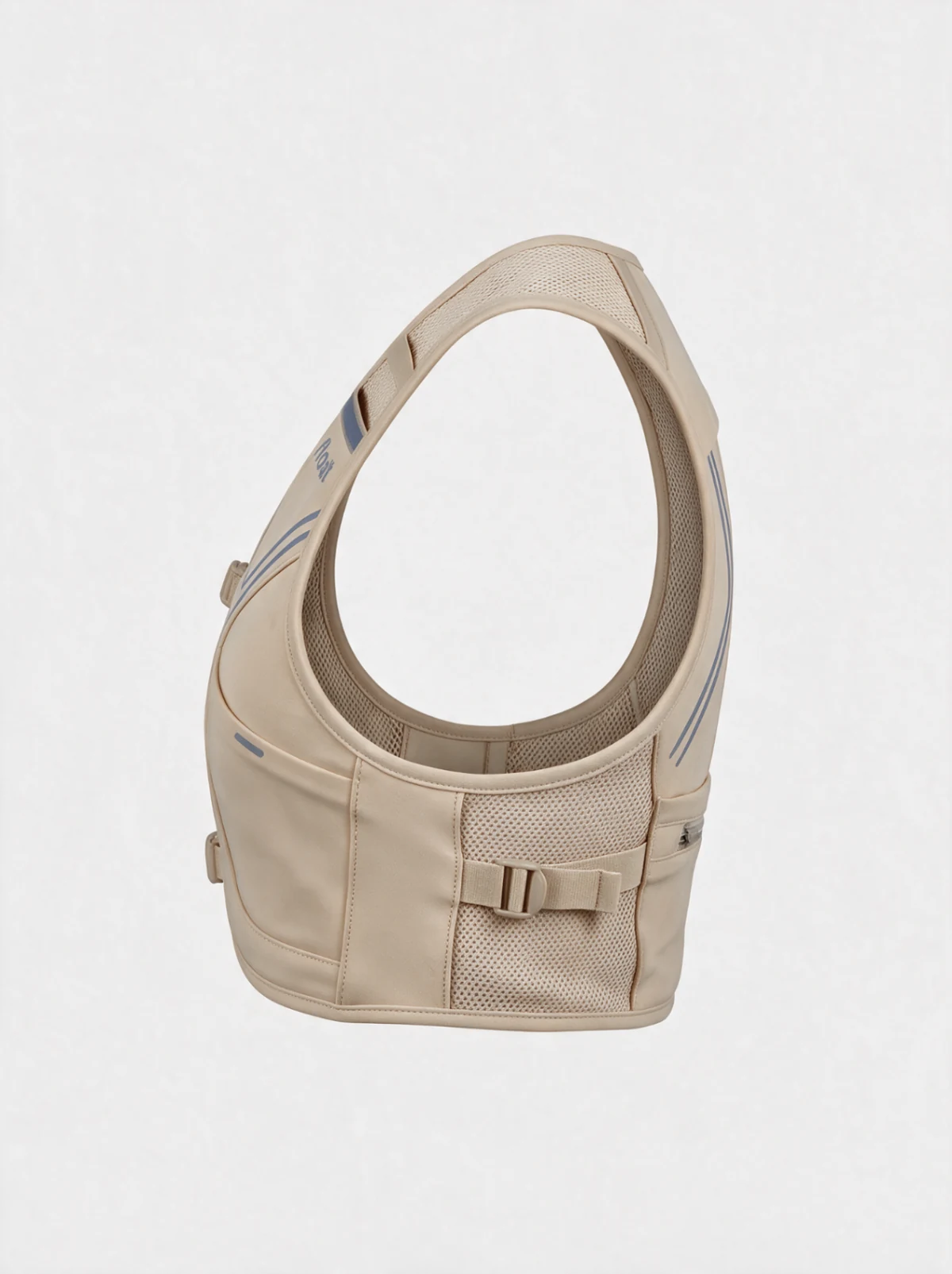 FLOAT Vest 01 in Bone, side profile